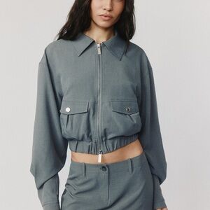 With Jean Gray Monroe Jacket cropped